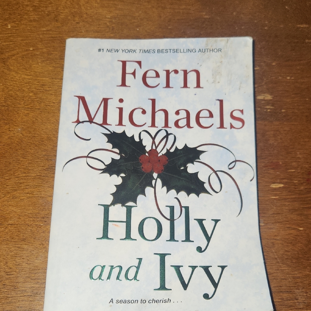 Michaels Festive 'Holly and Ivy' Book with Red and Green Accents
